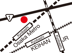 大阪営業所周辺地図